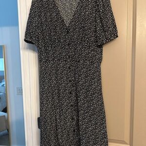 & Other Stories Black and White Dress